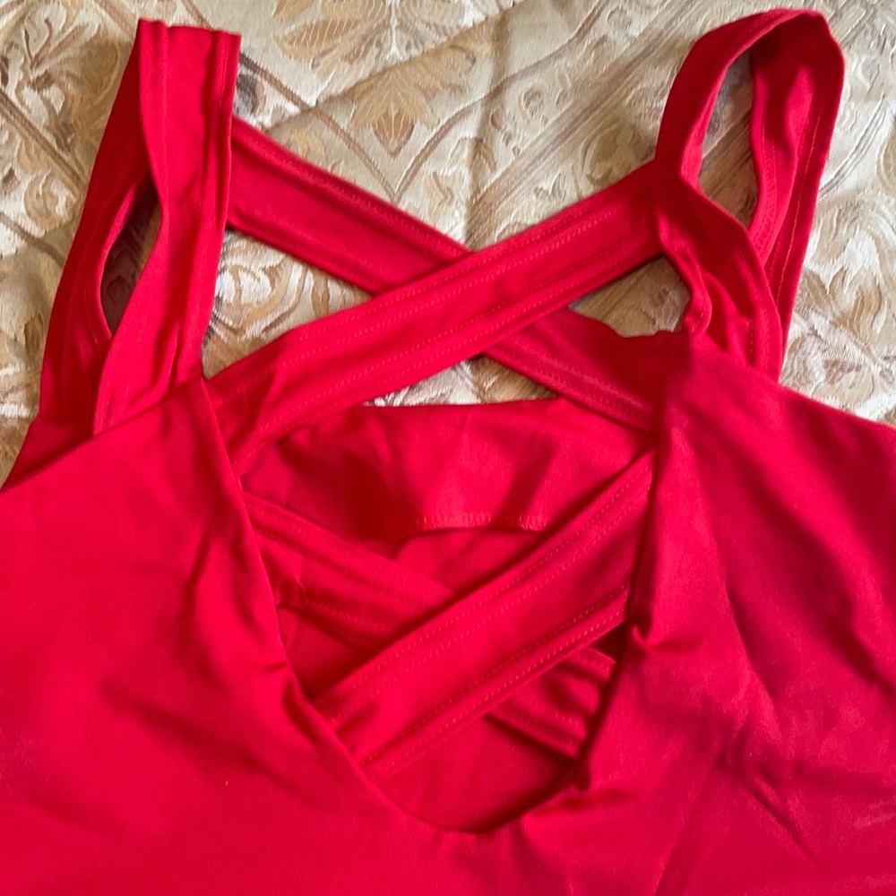 PLUS Red Swimsuit Set - Picture 5 of 6